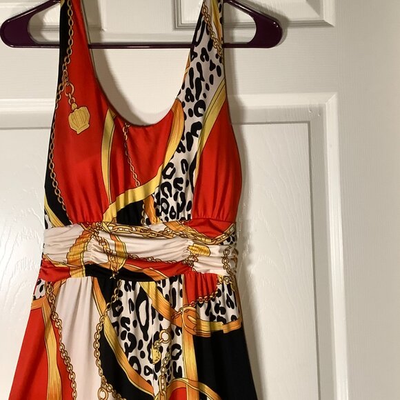 iB Diffusion Chain Animal Print Maxi Dress - Picture 3 of 11